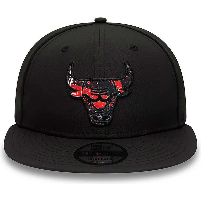petten-plat-zwart-snapback-9fifty-print-infill-van-chicago-bulls-nba-van-new-era petten-plat-zwart-snapback-9fifty-print-infill-van-chicago-bulls-nba-van-new-era