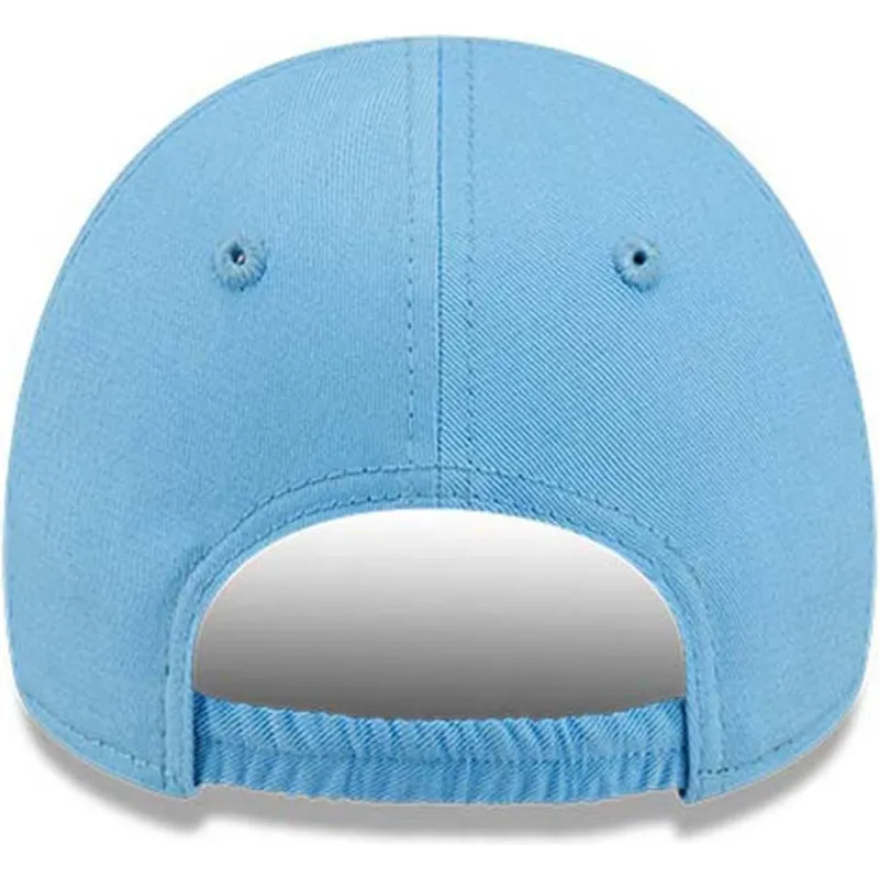 petten-gebogen-blauw-verstelbaar-voor-kinderen-9forty-league-essential-van-los-angeles-dodgers-mlb-van-new-era