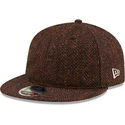 petten-plat-bruin-verstelbaar-9fifty-tweed-van-new-era