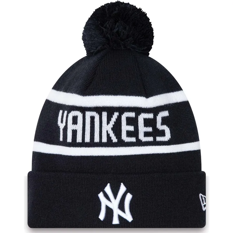 mutsen-pompon-marineblauw-cuff-jake-van-new-york-yankees-mlb-van-new-era