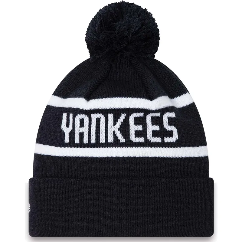 mutsen-pompon-marineblauw-cuff-jake-van-new-york-yankees-mlb-van-new-era