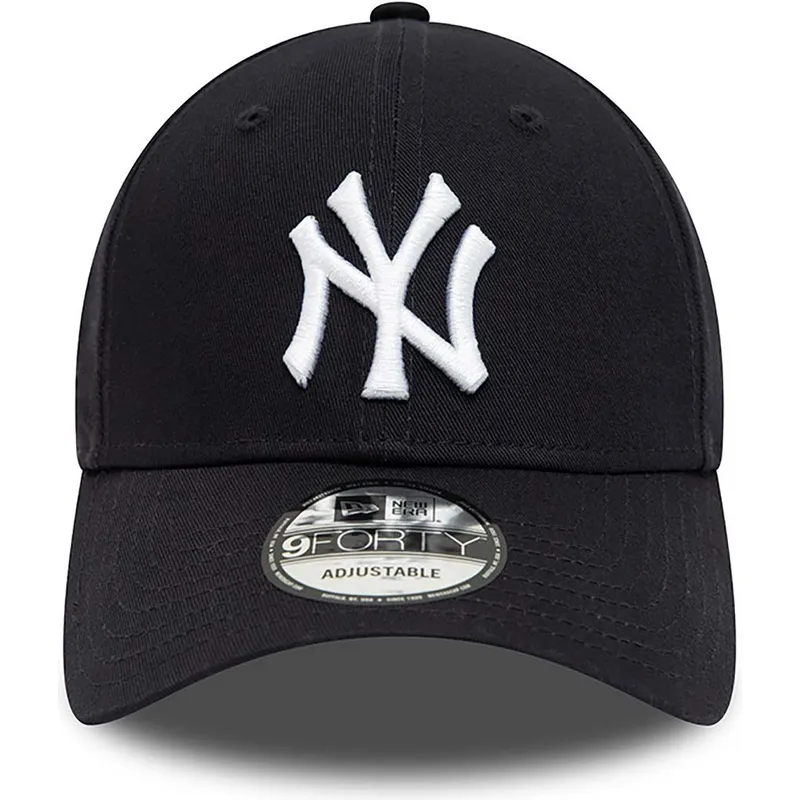 petten-gebogen-marineblauw-verstelbaar-9forty-team-side-patch-van-new-york-yankees-mlb-van-new-era