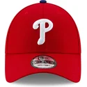 petten-gebogen-rood-verstelbaar-9forty-league-van-philadelphia-phillies-mlb-van-new-era
