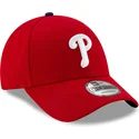 petten-gebogen-rood-verstelbaar-9forty-league-van-philadelphia-phillies-mlb-van-new-era