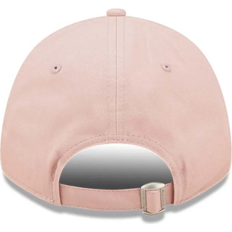 petten-gebogen-roze-verstelbaar-9forty-league-essential-van-new-york-yankees-mlb-van-new-era
