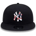 petten-plat-marineblauw-snapback-9fifty-team-infill-van-new-york-yankees-mlb-van-new-era