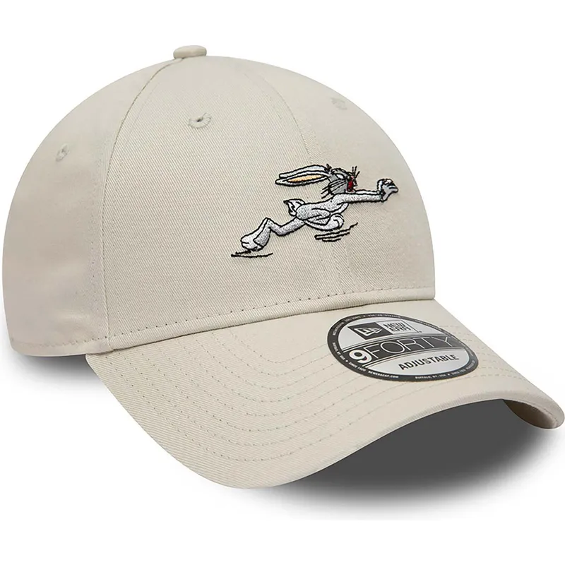 petten-gebogen-beige-verstelbaar-9forty-van-bugs-bunny-looney-tunes-van-new-era