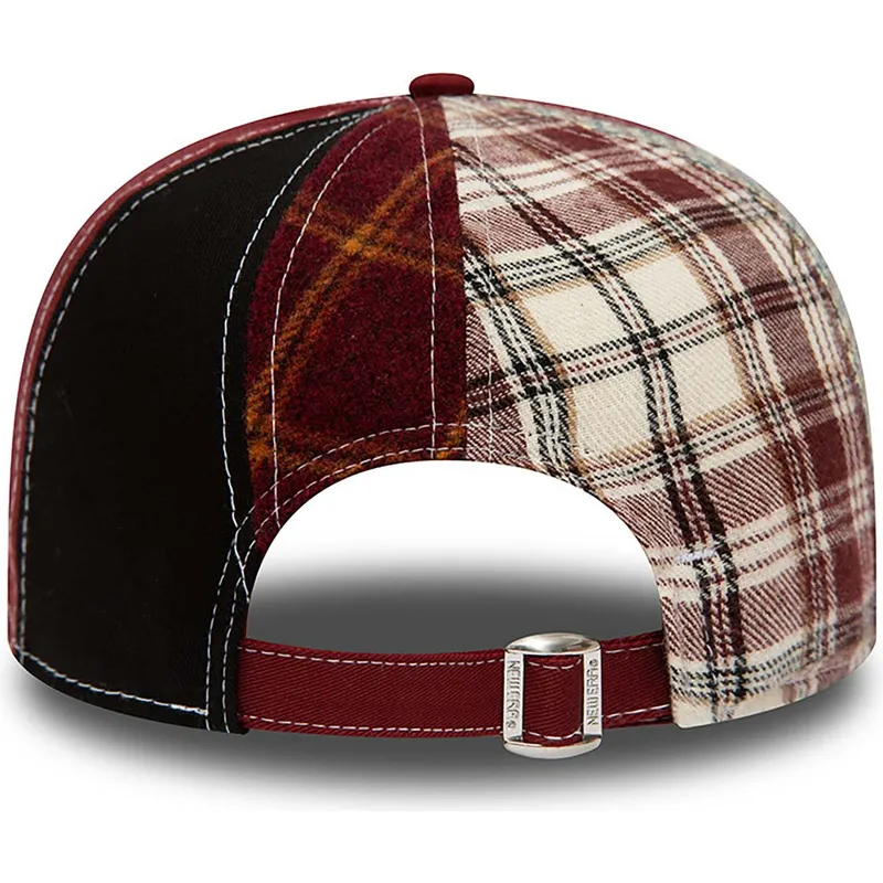 petten-plat-rood-verstelbaar-9fifty-patch-panel-van-new-york-yankees-mlb-van-new-era