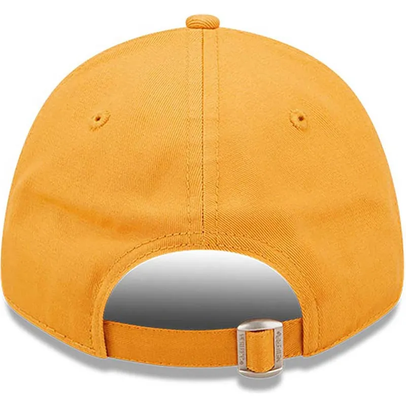 petten-gebogen-oranje-verstelbaar-9forty-league-essential-van-new-york-yankees-mlb-van-new-era