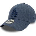 petten-gebogen-marineblauw-verstelbaar-9forty-tonal-jersey-van-los-angeles-dodgers-mlb-van-new-era