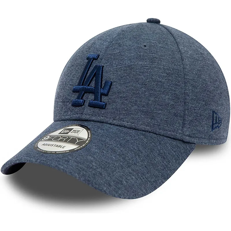 petten-gebogen-marineblauw-verstelbaar-9forty-tonal-jersey-van-los-angeles-dodgers-mlb-van-new-era
