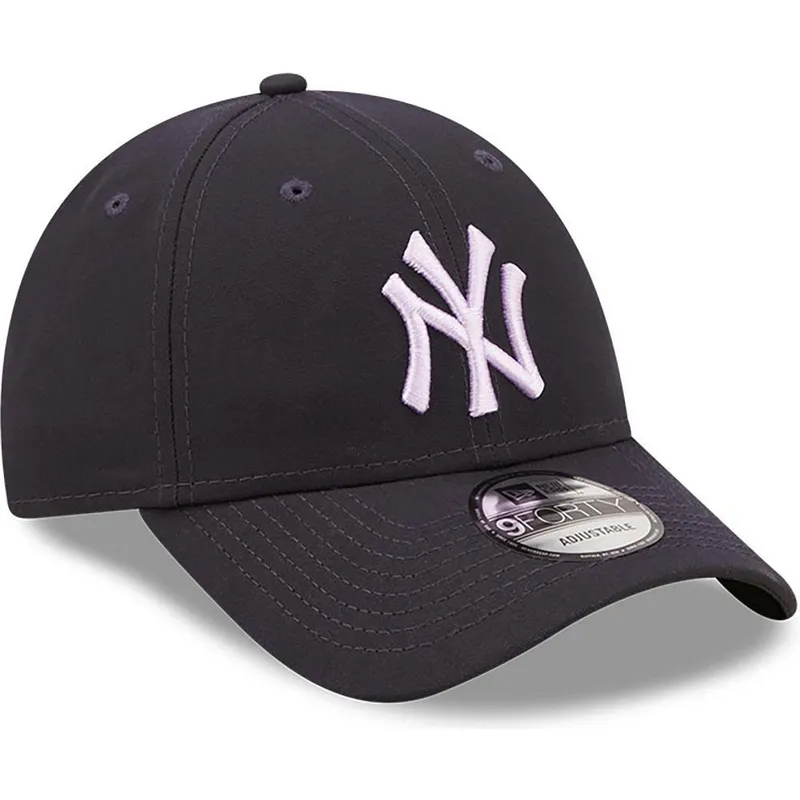 petten-gebogen-marineblauw-verstelbaar-9forty-repreve-van-new-york-yankees-mlb-van-new-era