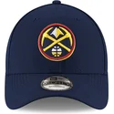 petten-gebogen-marineblauw-verstelbaar-9forty-the-league-van-denver-nuggets-nba-van-new-era