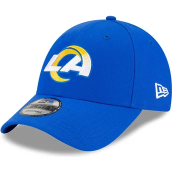 Petten gebogen blauw verstelbaar 9FORTY The League van Los Angeles Rams NFL van New Era