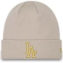 mutsen-beige-dorado-cuff-metallic-van-los-angeles-dodgers-mlb-van-new-era