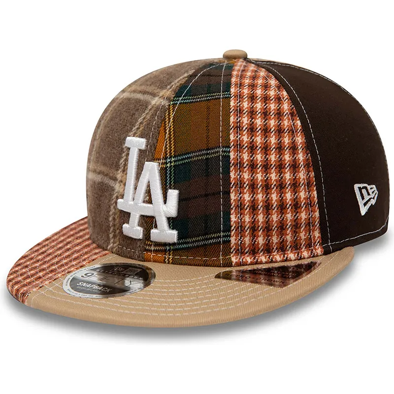 petten-plat-bruin-verstelbaar-9fifty-patch-panel-van-los-angeles-dodgers-mlb-van-new-era petten-plat-bruin-verstelbaar-9fifty-patch-panel-van-los-angeles-dodgers-mlb-van-new-era
