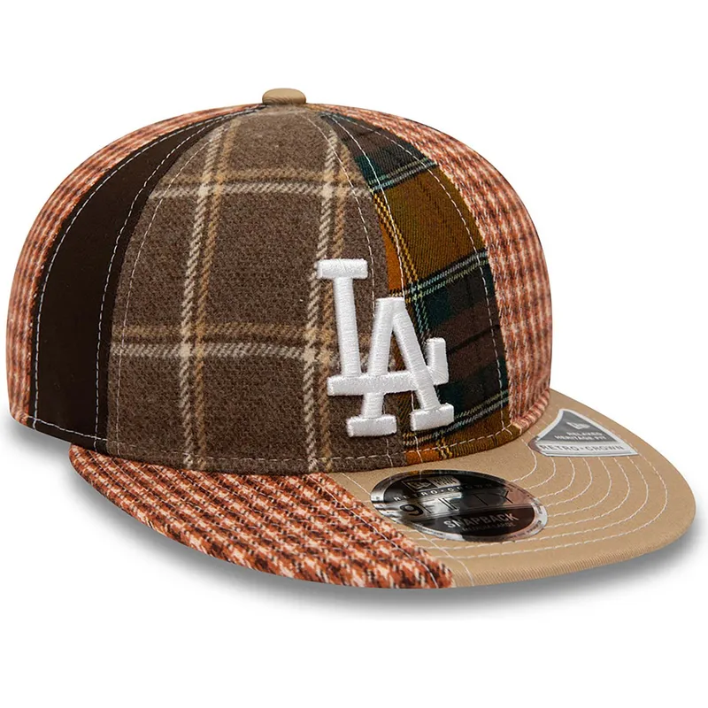 petten-plat-bruin-verstelbaar-9fifty-patch-panel-van-los-angeles-dodgers-mlb-van-new-era petten-plat-bruin-verstelbaar-9fifty-patch-panel-van-los-angeles-dodgers-mlb-van-new-era