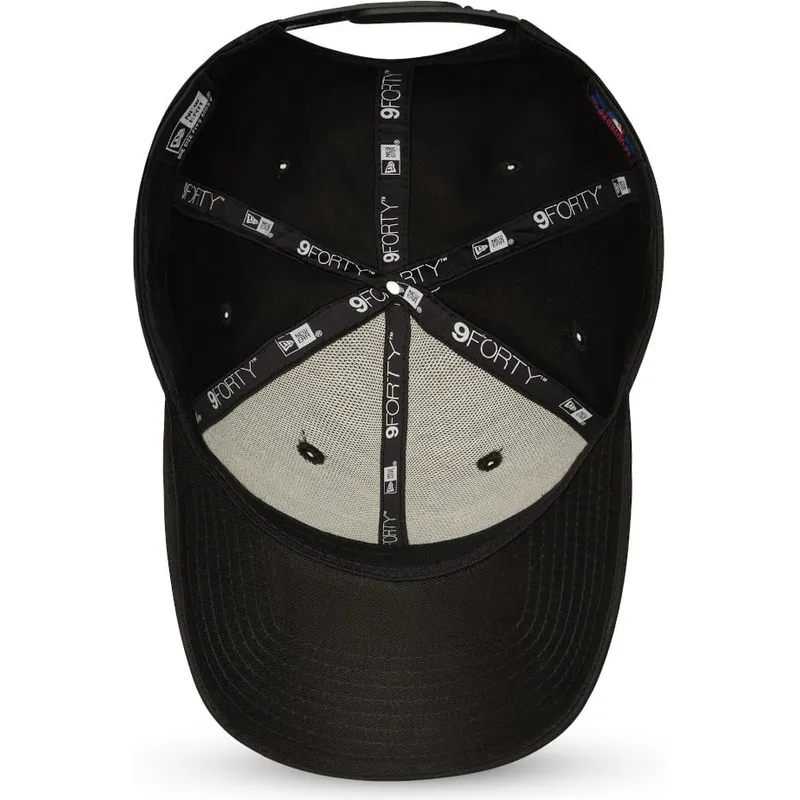 petten-gebogen-zwart-snapback-9forty-league-essential-van-new-york-yankees-mlb-van-new-era