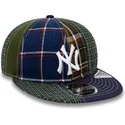petten-plat-marineblauw-verstelbaar-9fifty-patch-panel-van-new-york-yankees-mlb-van-new-era