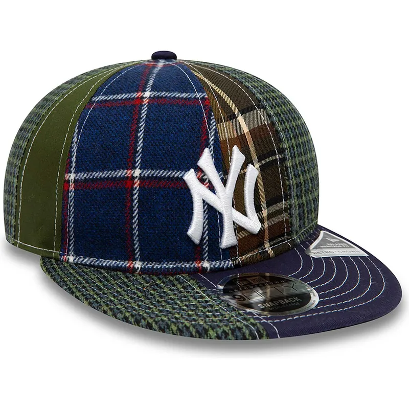 petten-plat-marineblauw-verstelbaar-9fifty-patch-panel-van-new-york-yankees-mlb-van-new-era