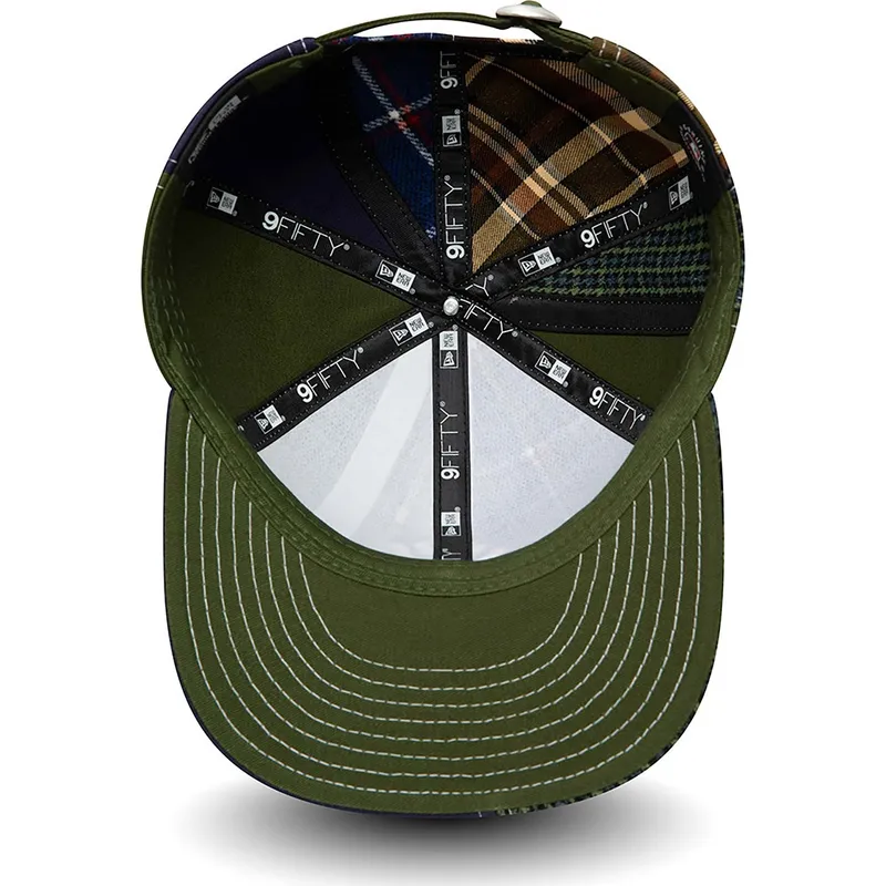 petten-plat-marineblauw-verstelbaar-9fifty-patch-panel-van-new-york-yankees-mlb-van-new-era