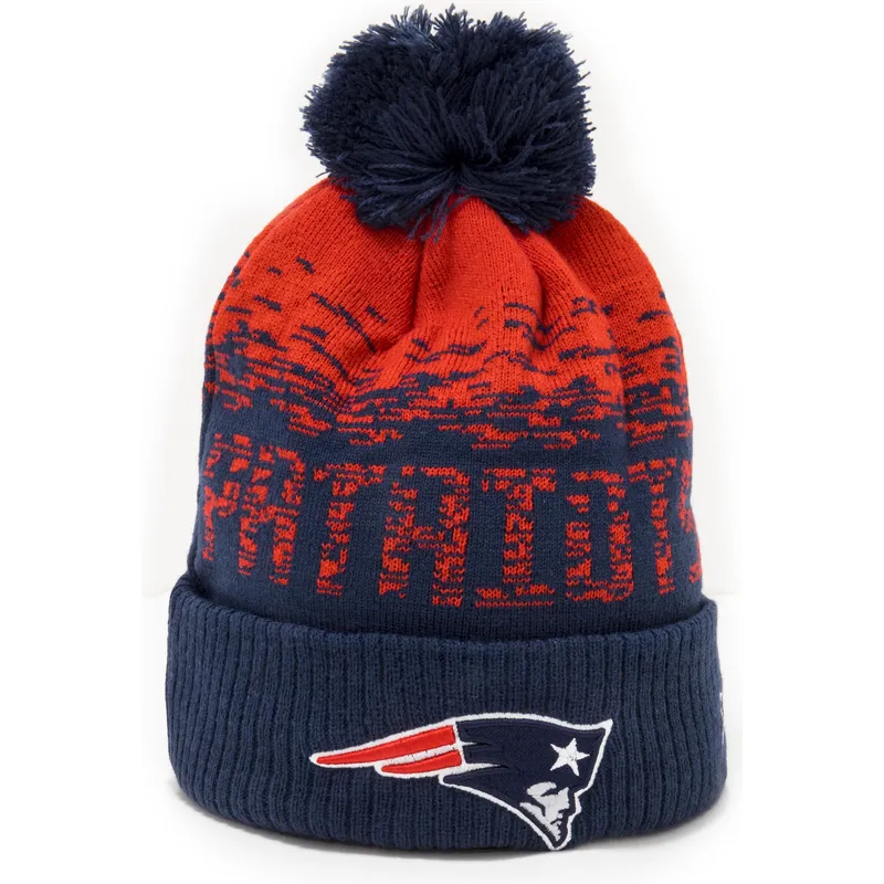mutsen-pompon-marineblauw-cuff-sport-van-new-england-patriots-nfl-van-new-era mutsen-pompon-marineblauw-cuff-sport-van-new-england-patriots-nfl-van-new-era