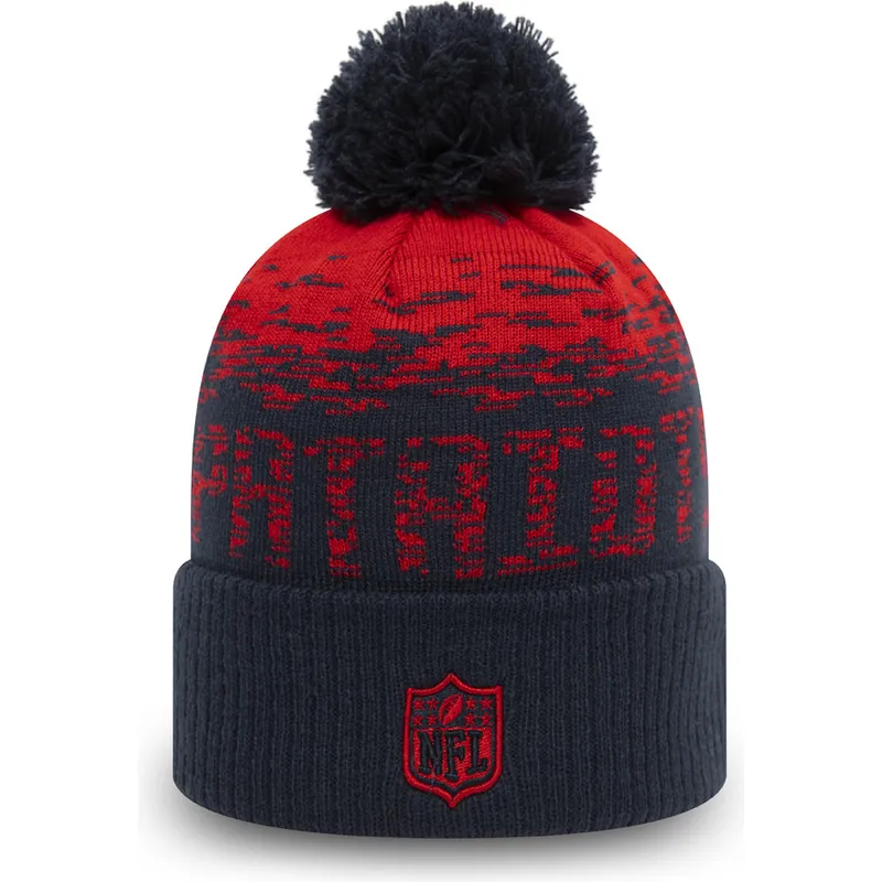 mutsen-pompon-marineblauw-cuff-sport-van-new-england-patriots-nfl-van-new-era mutsen-pompon-marineblauw-cuff-sport-van-new-england-patriots-nfl-van-new-era