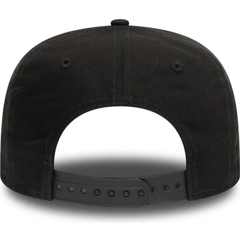 petten-plat-zwart-snapback-voor-kinderen-9fifty-essential-van-new-york-yankees-mlb-van-new-era