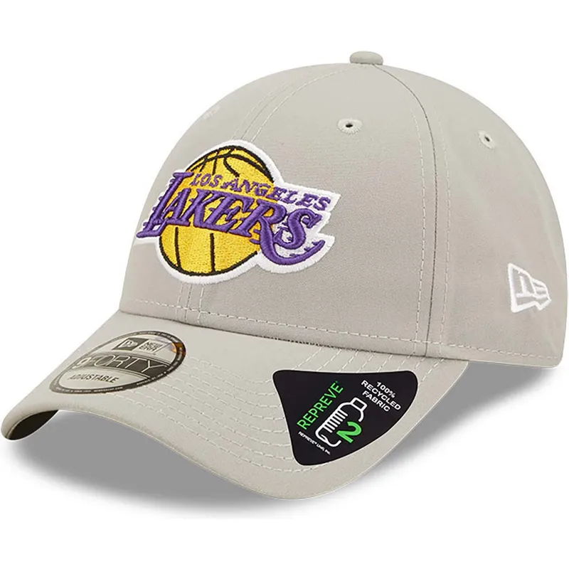 petten-gebogen-grijs-verstelbaar-9forty-repreve-van-los-angeles-lakers-nba-van-new-era petten-gebogen-grijs-verstelbaar-9forty-repreve-van-los-angeles-lakers-nba-van-new-era