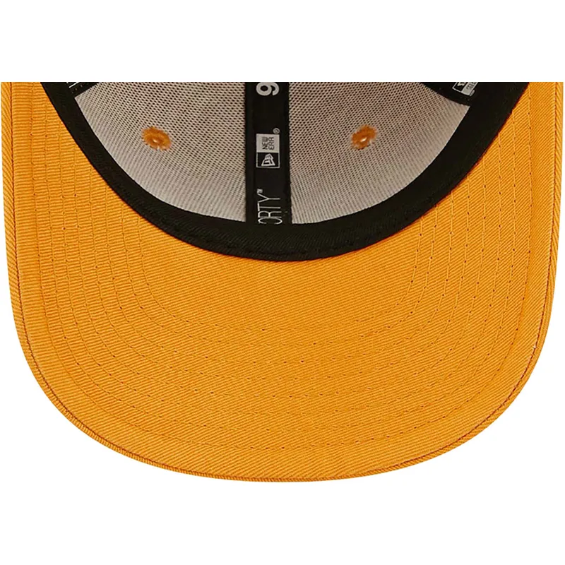 petten-gebogen-oranje-verstelbaar-voor-kinderen-9forty-league-essential-van-new-york-yankees-mlb-van-new-era