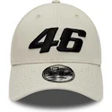 petten-gebogen-beige-verstelbaar-valentino-rossi-vr46-9forty-essential-van-valentino-rossi-vr46-motogp-van-new-era