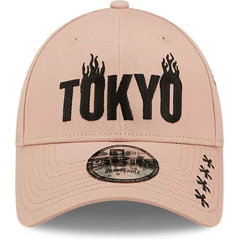 petten-gebogen-roze-verstelbaar-tokyo-9forty-graphic-van-new-era