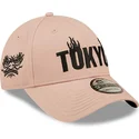 petten-gebogen-roze-verstelbaar-tokyo-9forty-graphic-van-new-era