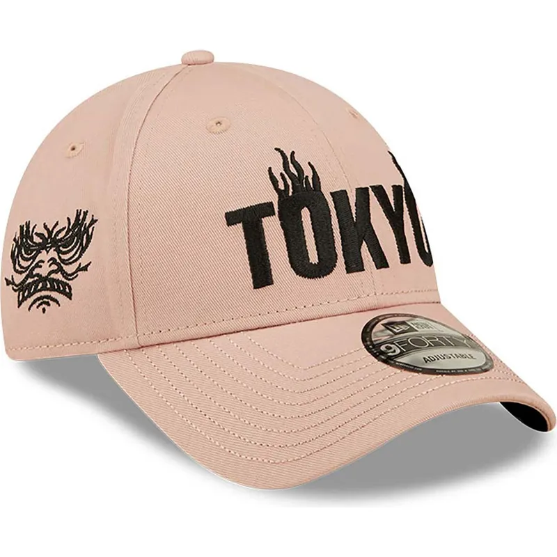 petten-gebogen-roze-verstelbaar-tokyo-9forty-graphic-van-new-era
