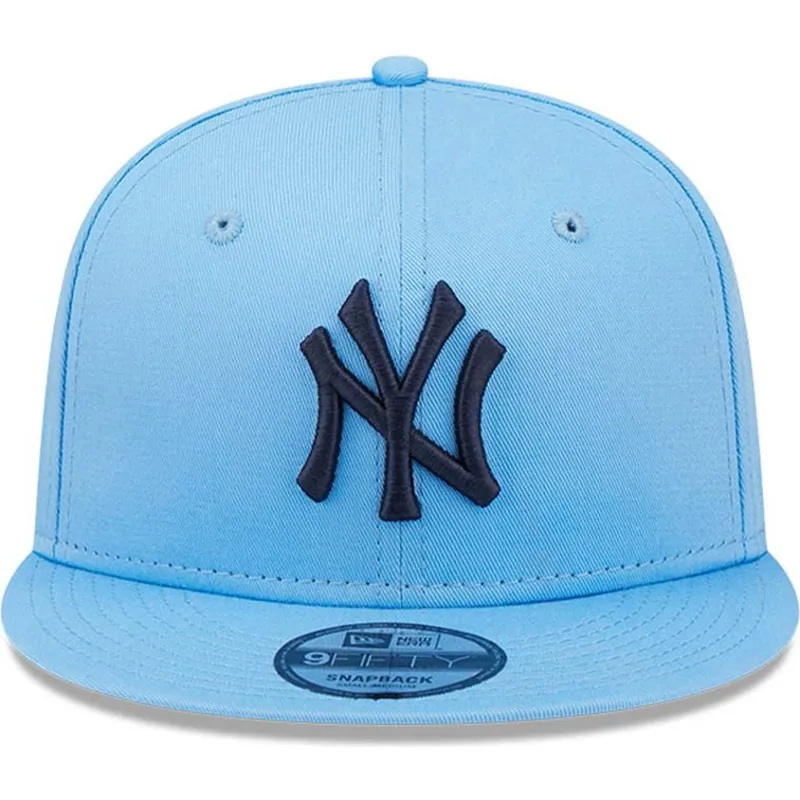 petten-plat-blauw-snapback-9fifty-league-essential-van-new-york-yankees-mlb-van-new-era