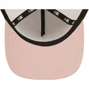 petten-gebogen-roze-snapback-a-frame-tonal-mesh-van-los-angeles-dodgers-mlb-van-new-era