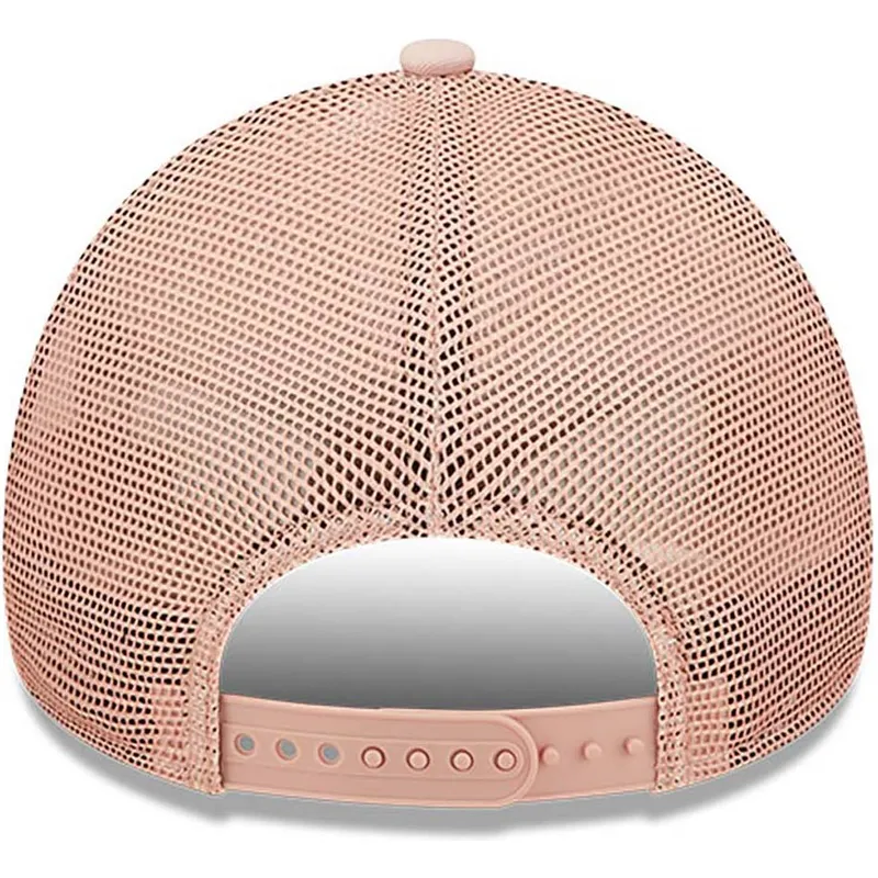 petten-gebogen-roze-snapback-a-frame-tonal-mesh-van-los-angeles-dodgers-mlb-van-new-era