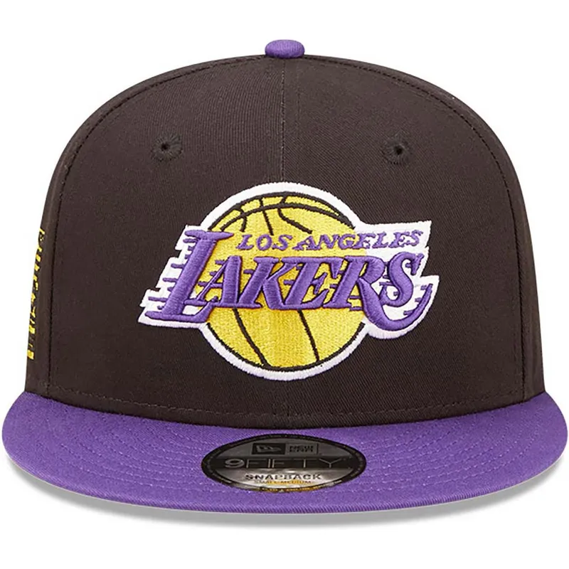 petten-plat-zwart-snapback-9fifty-team-patch-van-los-angeles-lakers-nba-van-new-era