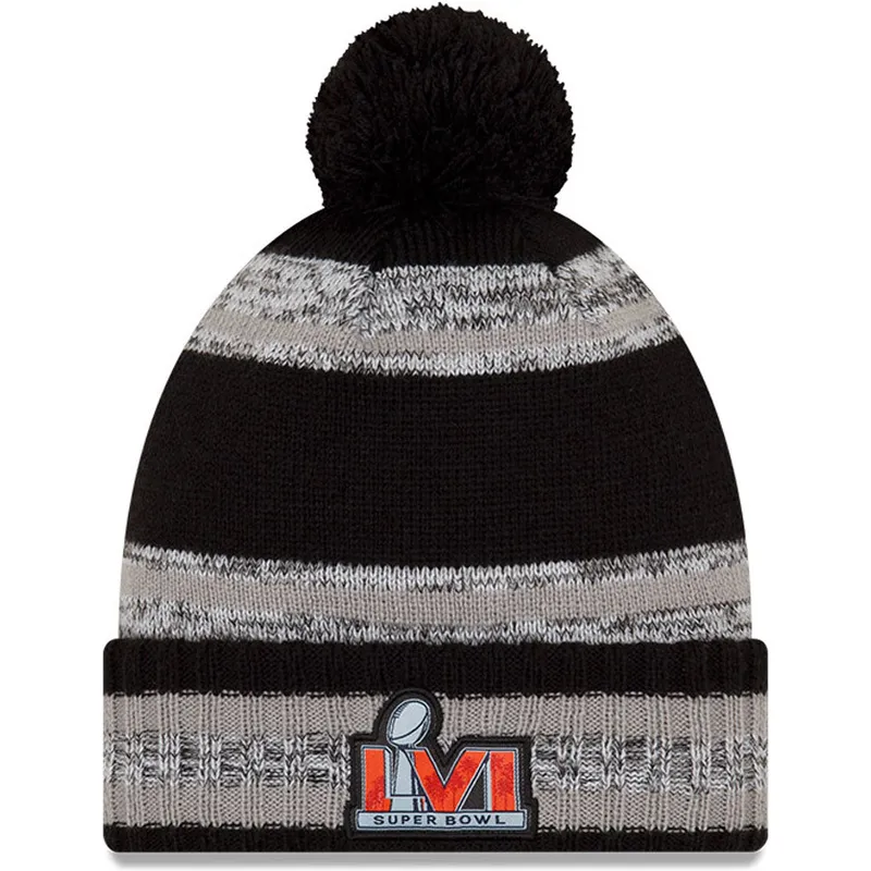 mutsen-pompon-zwart-parade-knit-super-bowl-champions-lvi-2022-van-los-angeles-rams-nfl-van-new-era