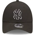 petten-gebogen-zwart-verstelbaar-9forty-team-outline-van-new-york-yankees-mlb-van-new-era