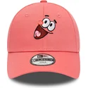 petten-gebogen-roze-verstelbaar-voor-kinderen-9forty-van-patrick-ster-spongebob-van-new-era