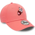 petten-gebogen-roze-verstelbaar-voor-kinderen-9forty-van-patrick-ster-spongebob-van-new-era