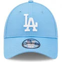 petten-gebogen-blauw-verstelbaar-9forty-league-essential-van-los-angeles-dodgers-mlb-van-new-era