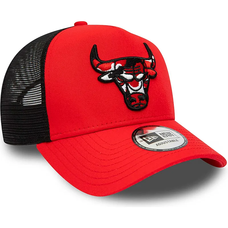 petten-gebogen-rood-snapback-a-frame-camo-infill-van-chicago-bulls-nba-van-new-era