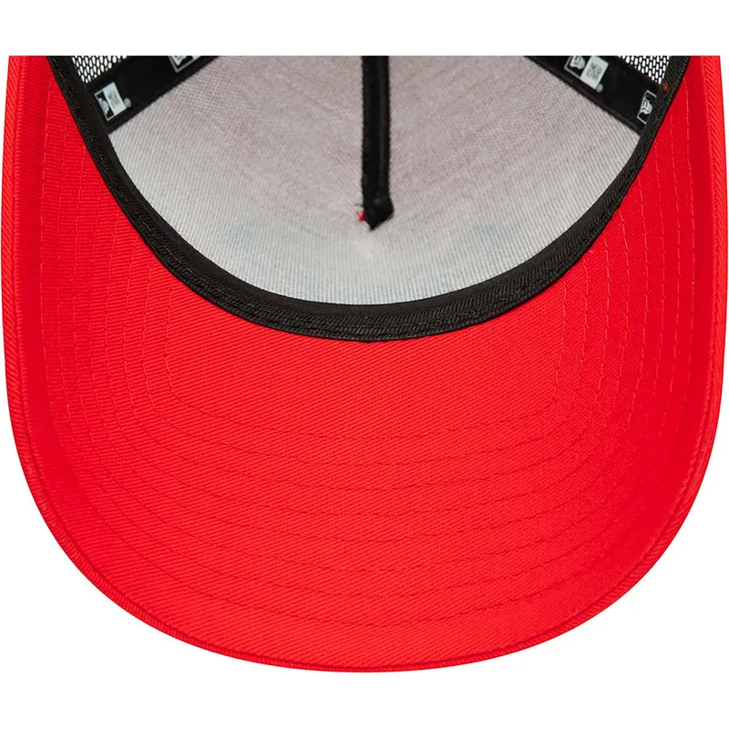 petten-gebogen-rood-snapback-a-frame-camo-infill-van-chicago-bulls-nba-van-new-era