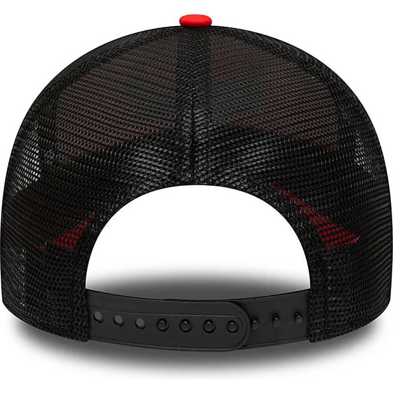 petten-gebogen-rood-snapback-a-frame-camo-infill-van-chicago-bulls-nba-van-new-era