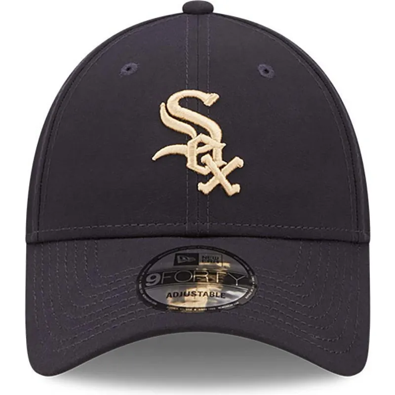 petten-gebogen-marineblauw-verstelbaar-9forty-repreve-van-chicago-white-sox-mlb-van-new-era