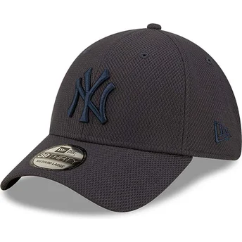 petten-gebogen-marineblauw-fitted-39thirty-diamond-era-van-new-york-yankees-mlb-van-new-era