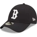 petten-gebogen-marineblauw-verstelbaar-9forty-league-essential-van-boston-red-sox-mlb-van-new-era