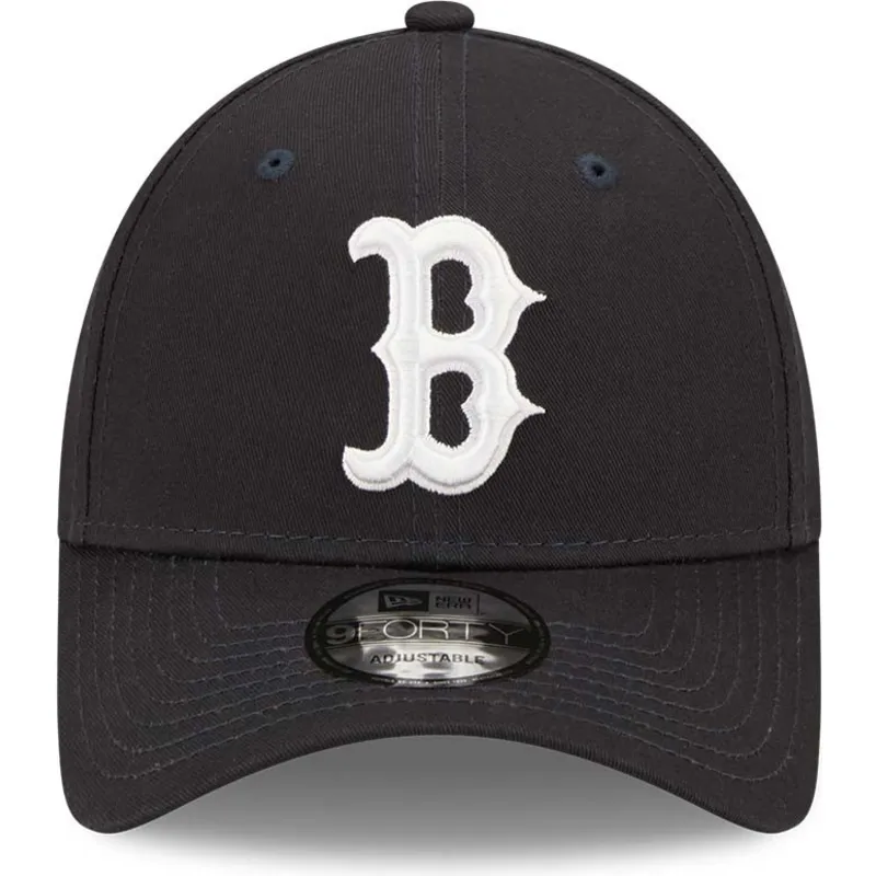 petten-gebogen-marineblauw-verstelbaar-9forty-league-essential-van-boston-red-sox-mlb-van-new-era petten-gebogen-marineblauw-verstelbaar-9forty-league-essential-van-boston-red-sox-mlb-van-new-era